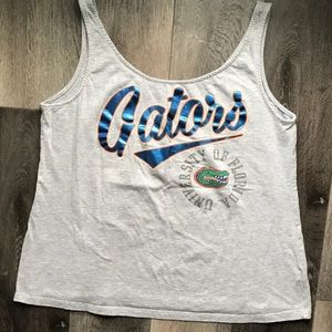 Womens Gray FLORIDA GATORS Tank